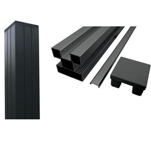 Alu-Steckzaunpfosten Alu-Steckzaun Tor-Pfosten